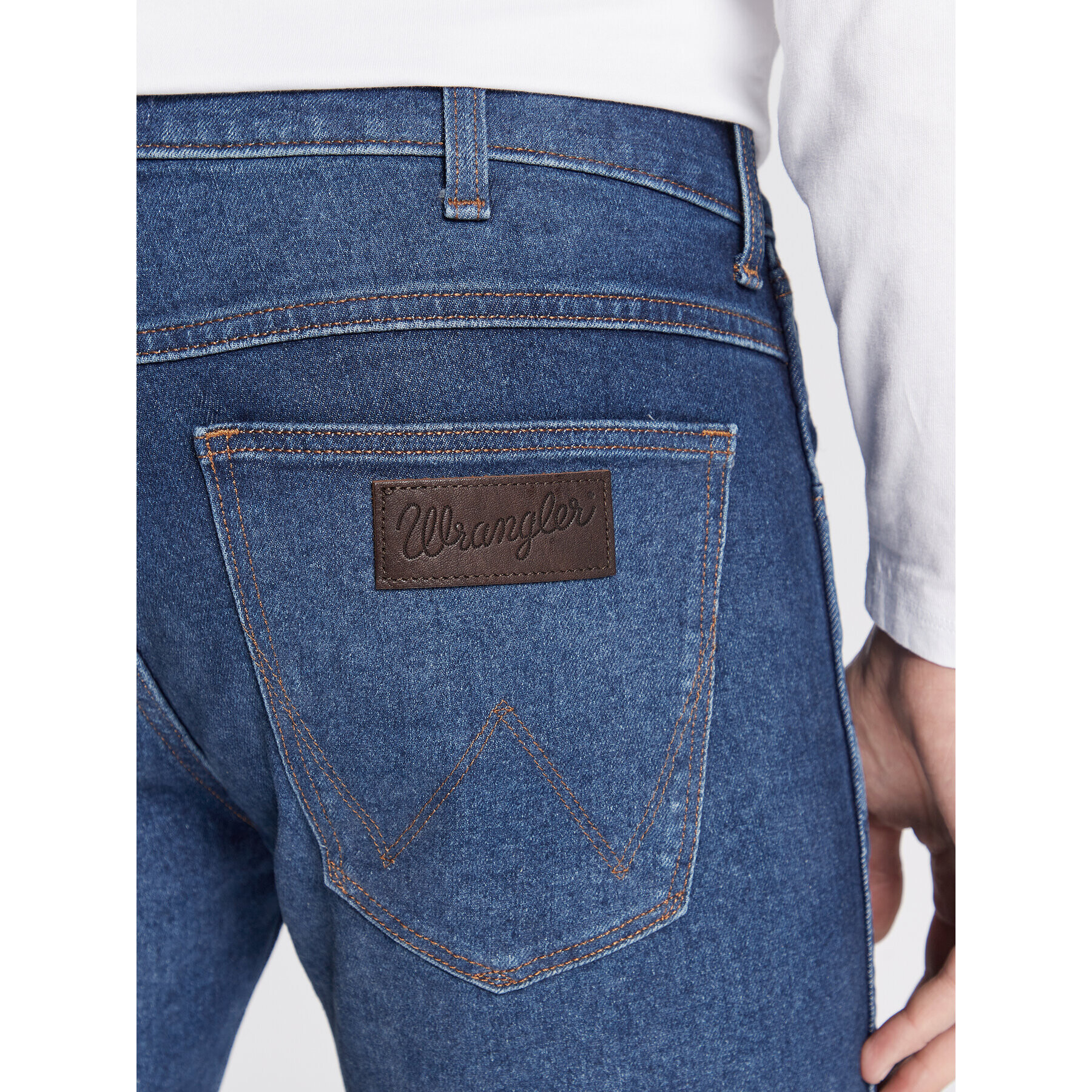 Wrangler Jeansy Larston W18SU829E 112320054 Modrá Slim Taper Fit - Pepit.cz