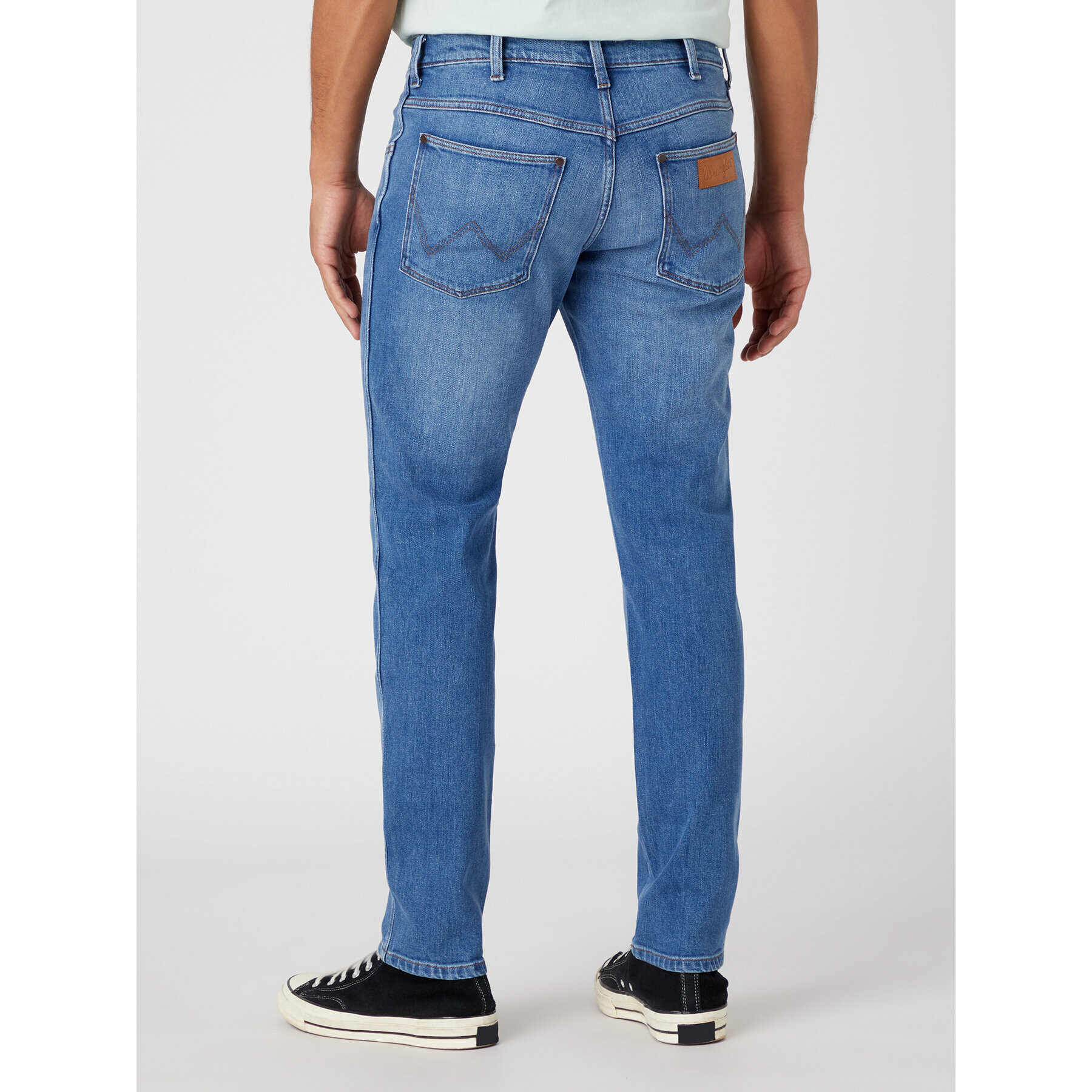 Wrangler Jeansy River W17TJXZ81 112331087 Modrá Straight Leg - Pepit.cz