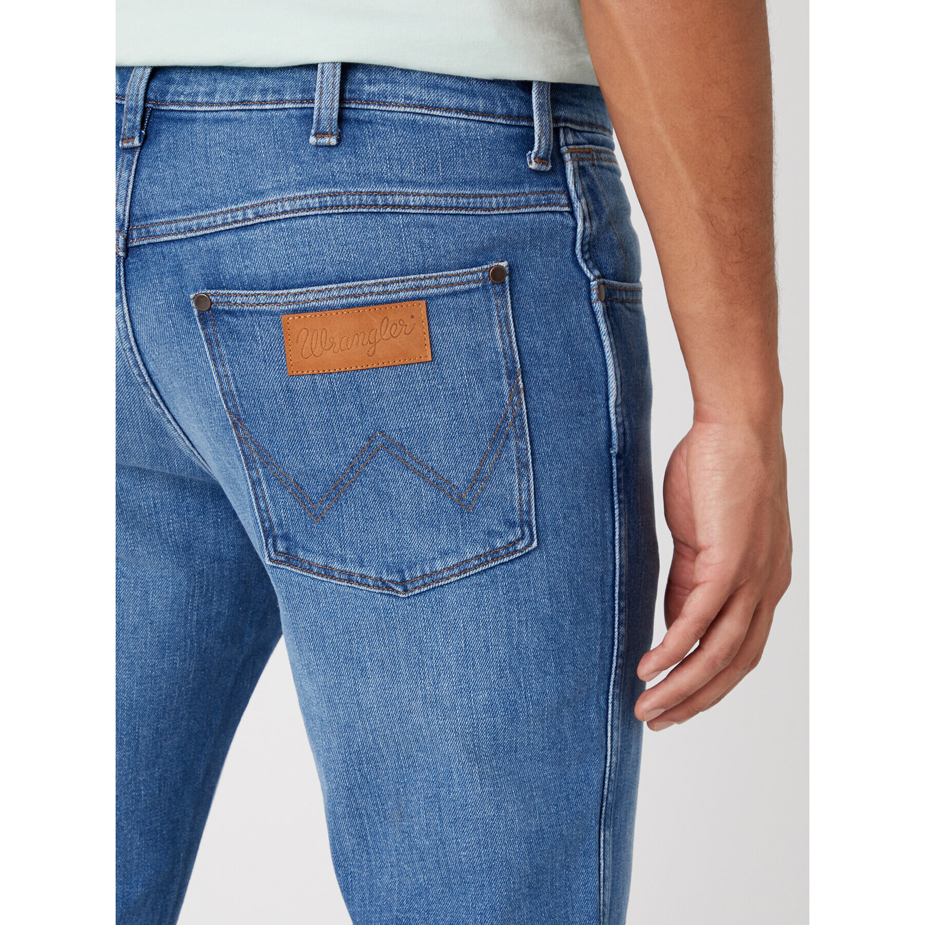 Wrangler Jeansy River W17TJXZ81 112331087 Modrá Straight Leg - Pepit.cz