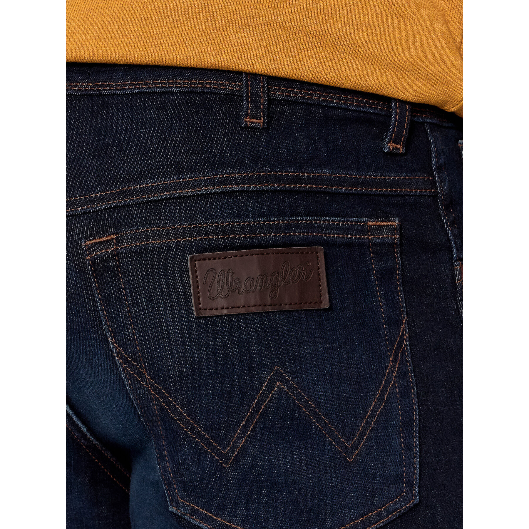 Wrangler Jeansy Texas W12SAO990 Tmavomodrá Slim Fit - Pepit.cz