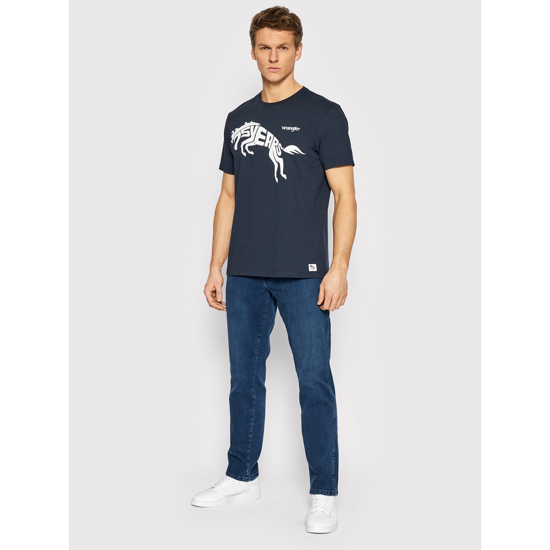 Wrangler Jeansy Texas W12SLR29F Tmavomodrá Slim Fit - Pepit.cz