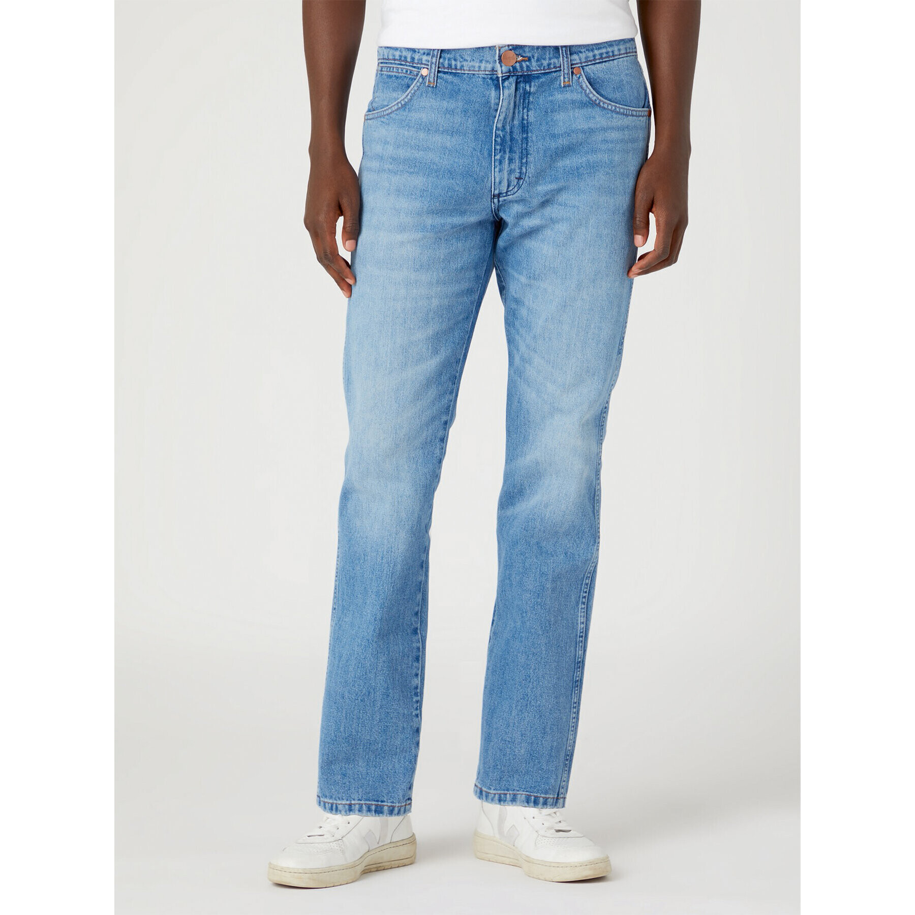 Wrangler Jeansy Greensboro W15QEH40O 112331094 Modrá Straight Leg - Pepit.cz