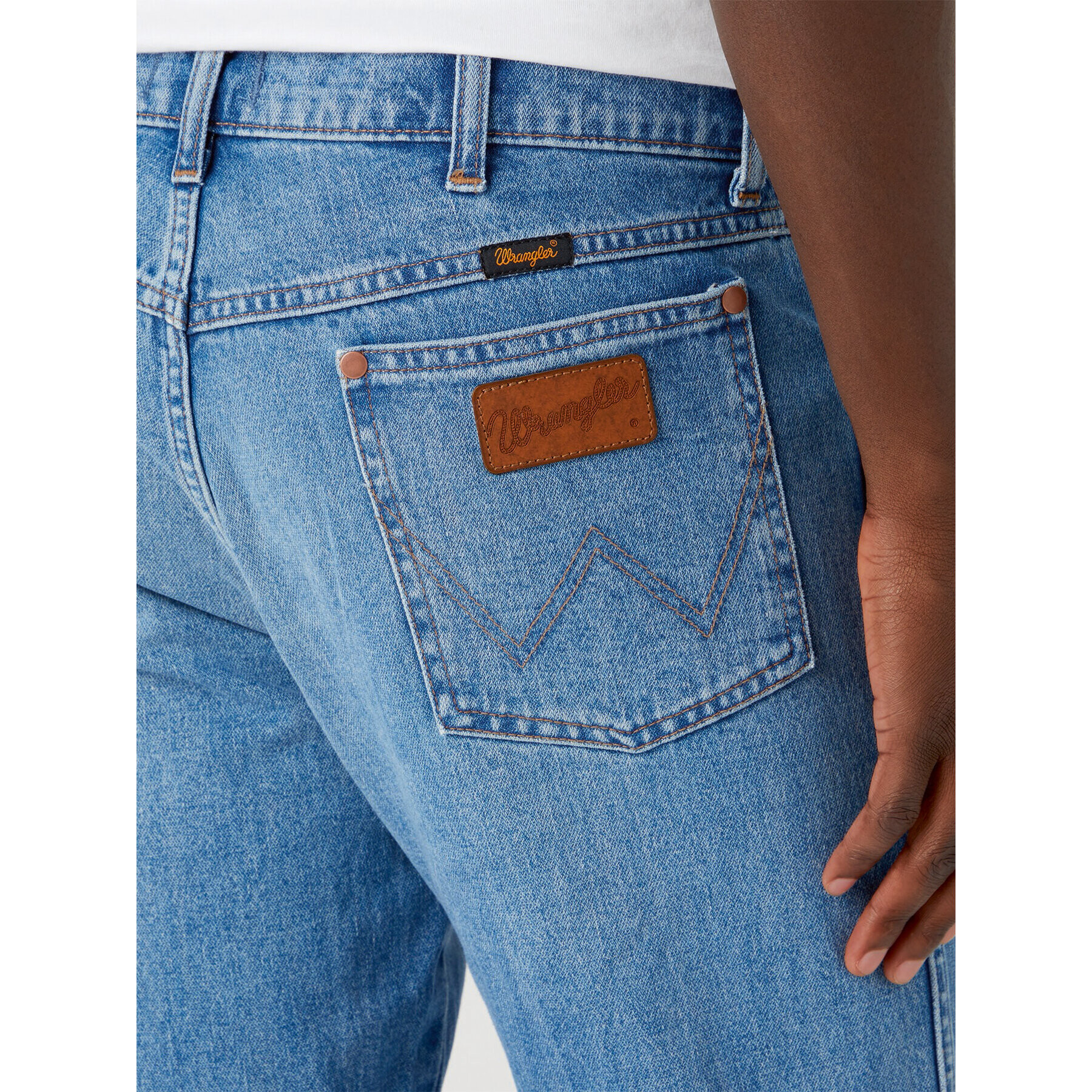 Wrangler Jeansy Greensboro W15QEH40O 112331094 Modrá Straight Leg - Pepit.cz