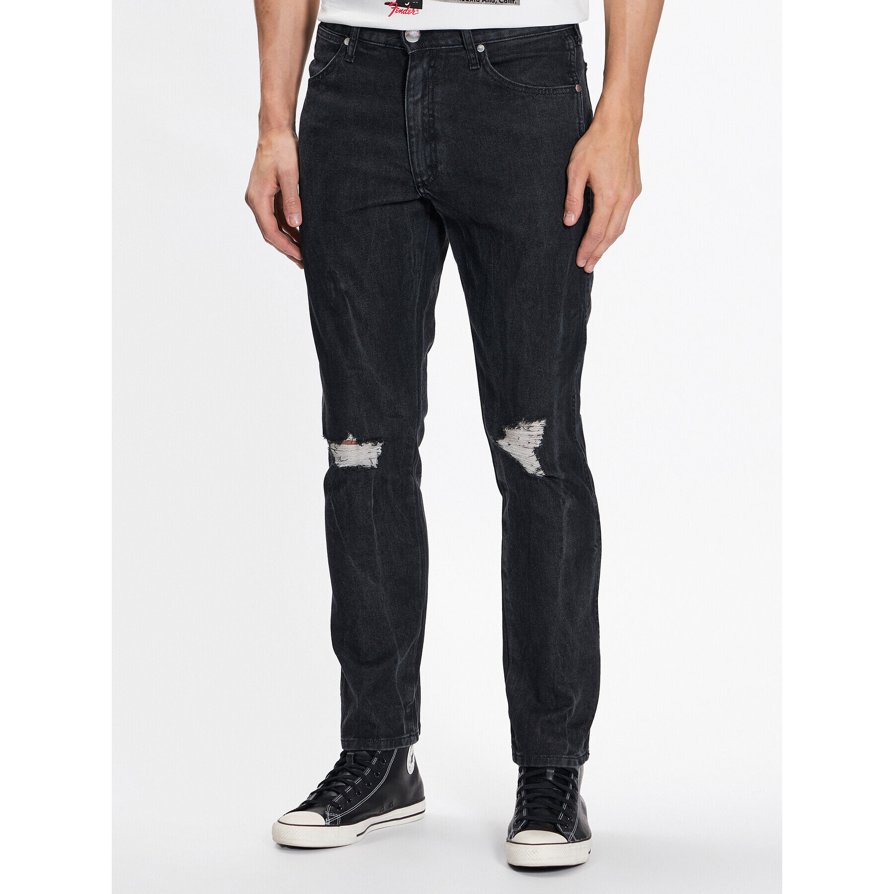 Wrangler Jeansy W18S3018O Černá Slim Fit - Pepit.cz