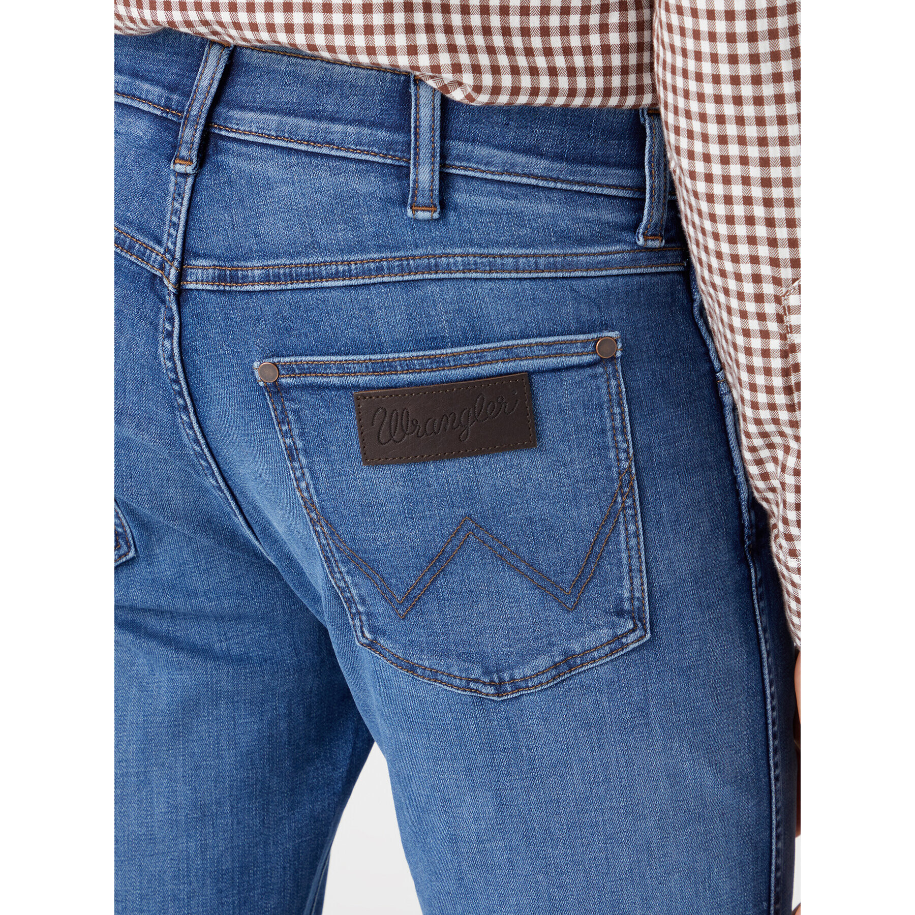 Wrangler Jeansy Larston W18SCSZ57 112330750 Modrá Slim Fit - Pepit.cz