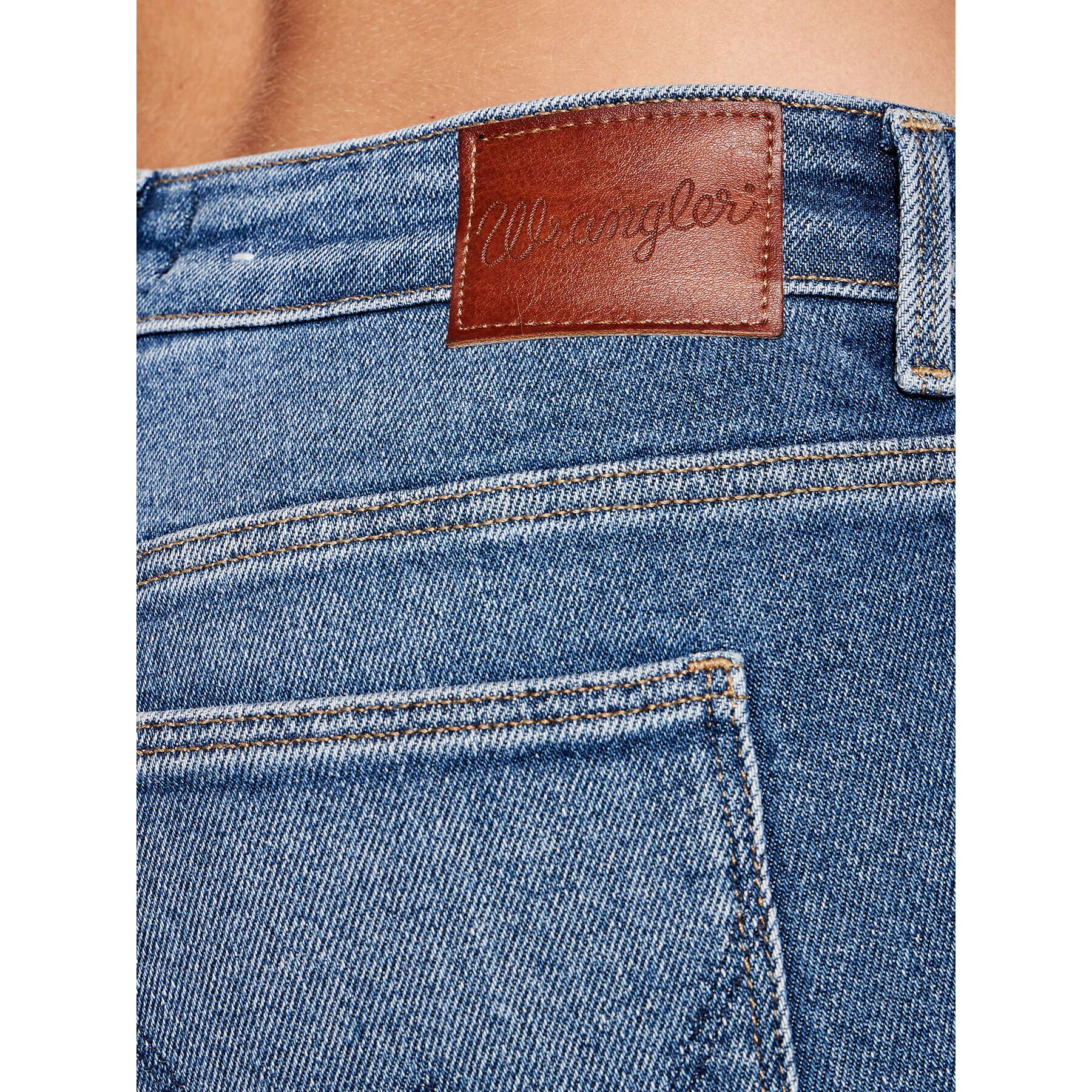 Wrangler Jeansy W28KTX386 Modrá Skinny Fit - Pepit.cz