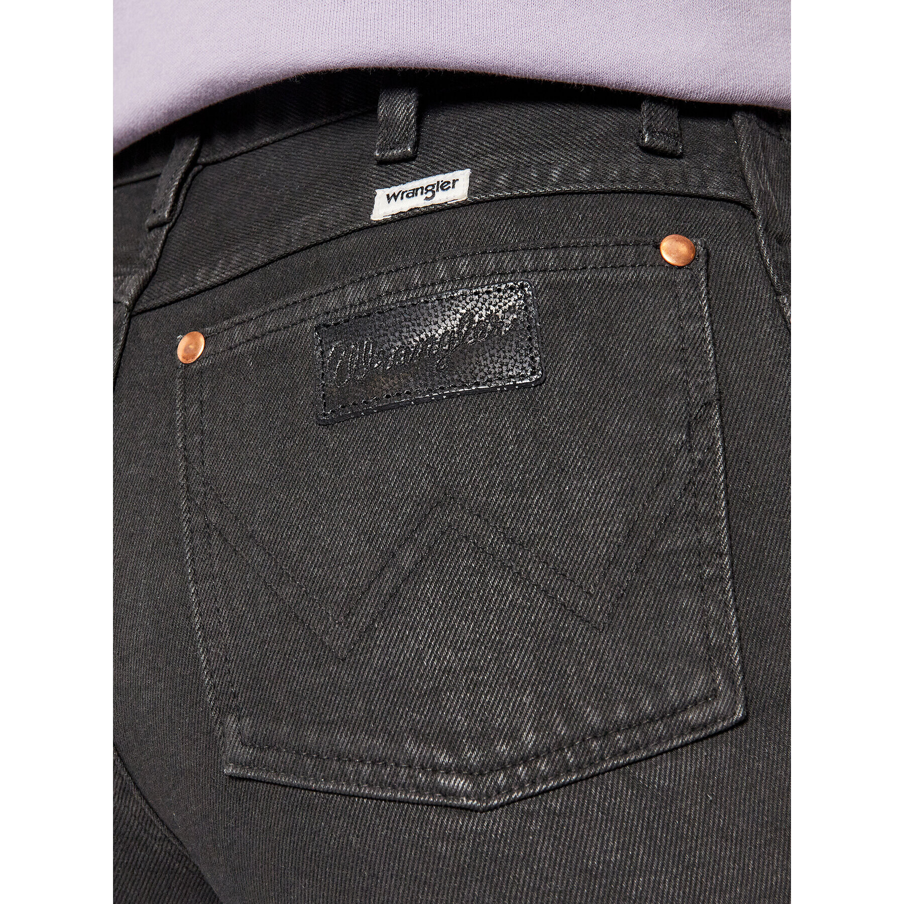 Wrangler Jeansy Wild West W2H244100 Černá Regular Fit - Pepit.cz