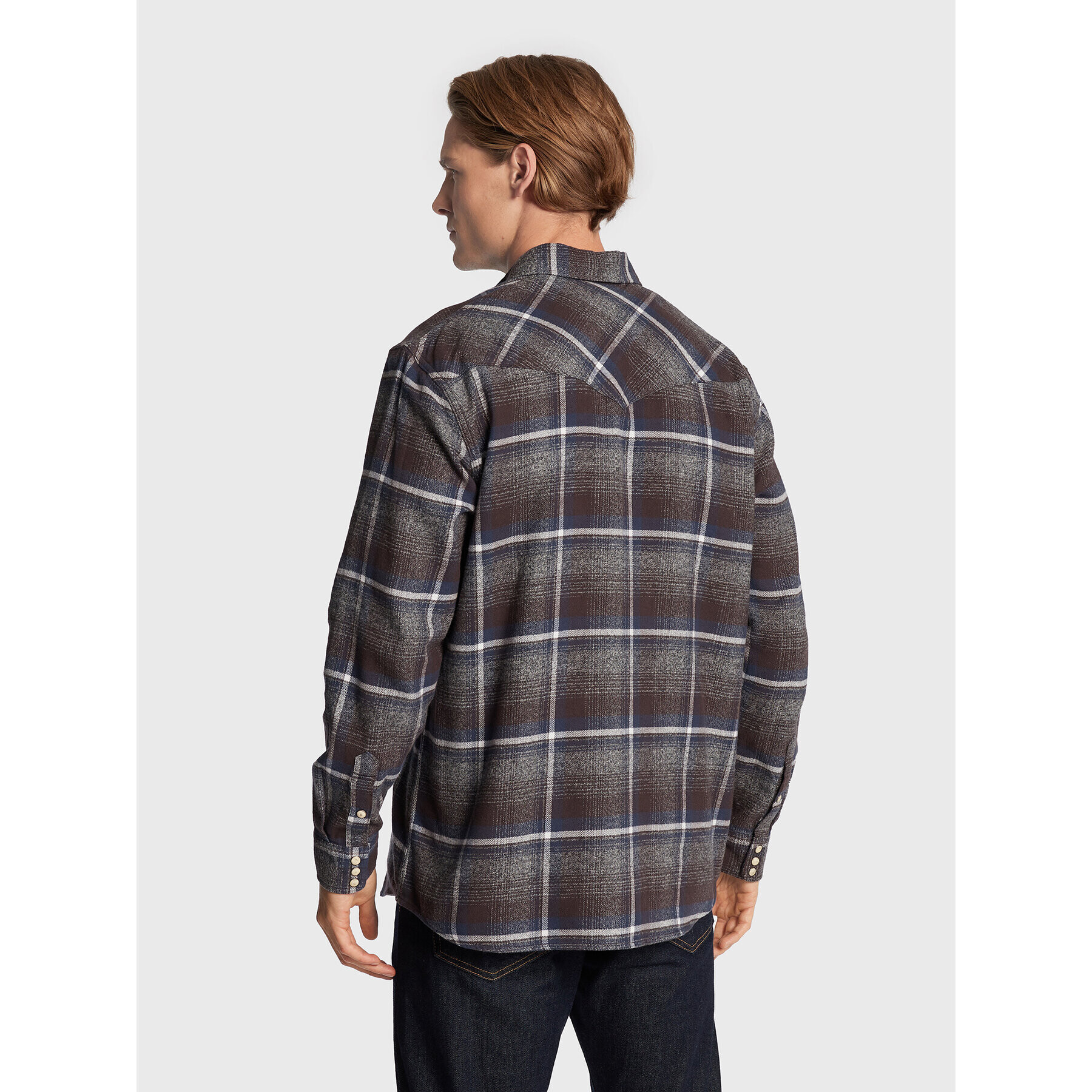 Wrangler Košile Heritage W5D1LAH38 112324118 Hnědá Regular Fit - Pepit.cz