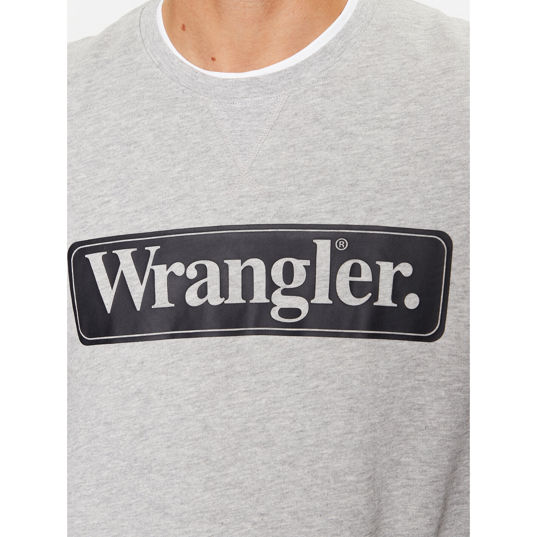 Wrangler Mikina Seasonal 112341197 Šedá Regular Fit - Pepit.cz