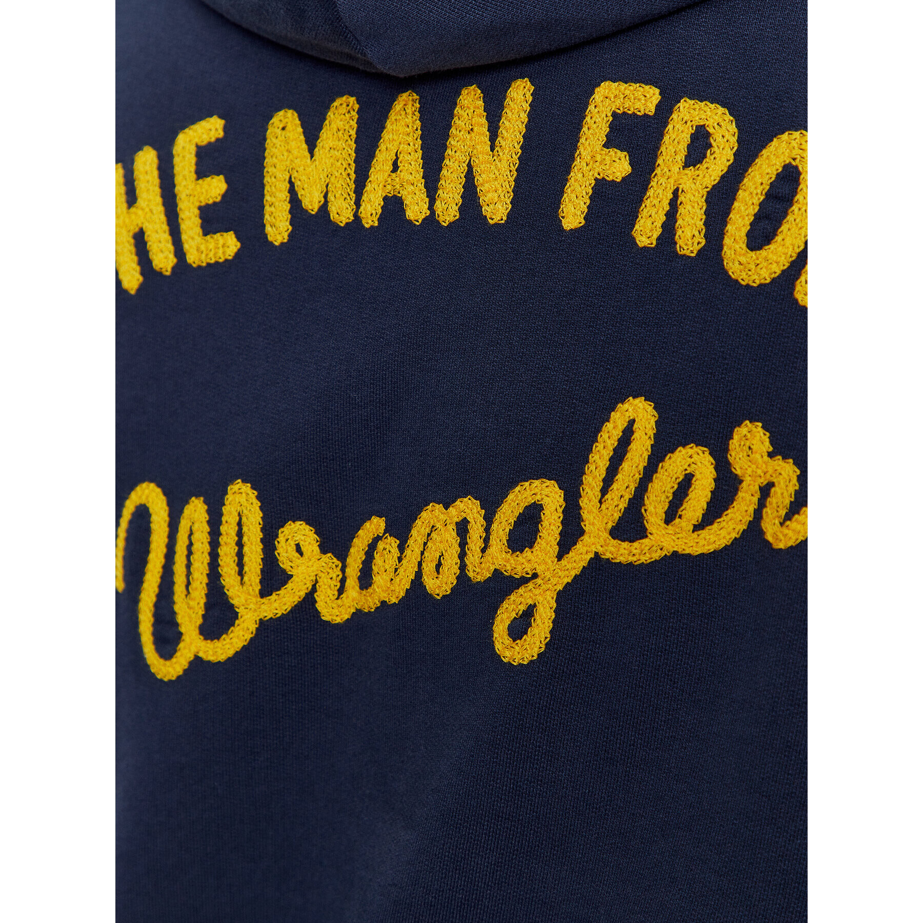 Wrangler Mikina Logo 112341241 Tmavomodrá Relaxed Fit - Pepit.cz