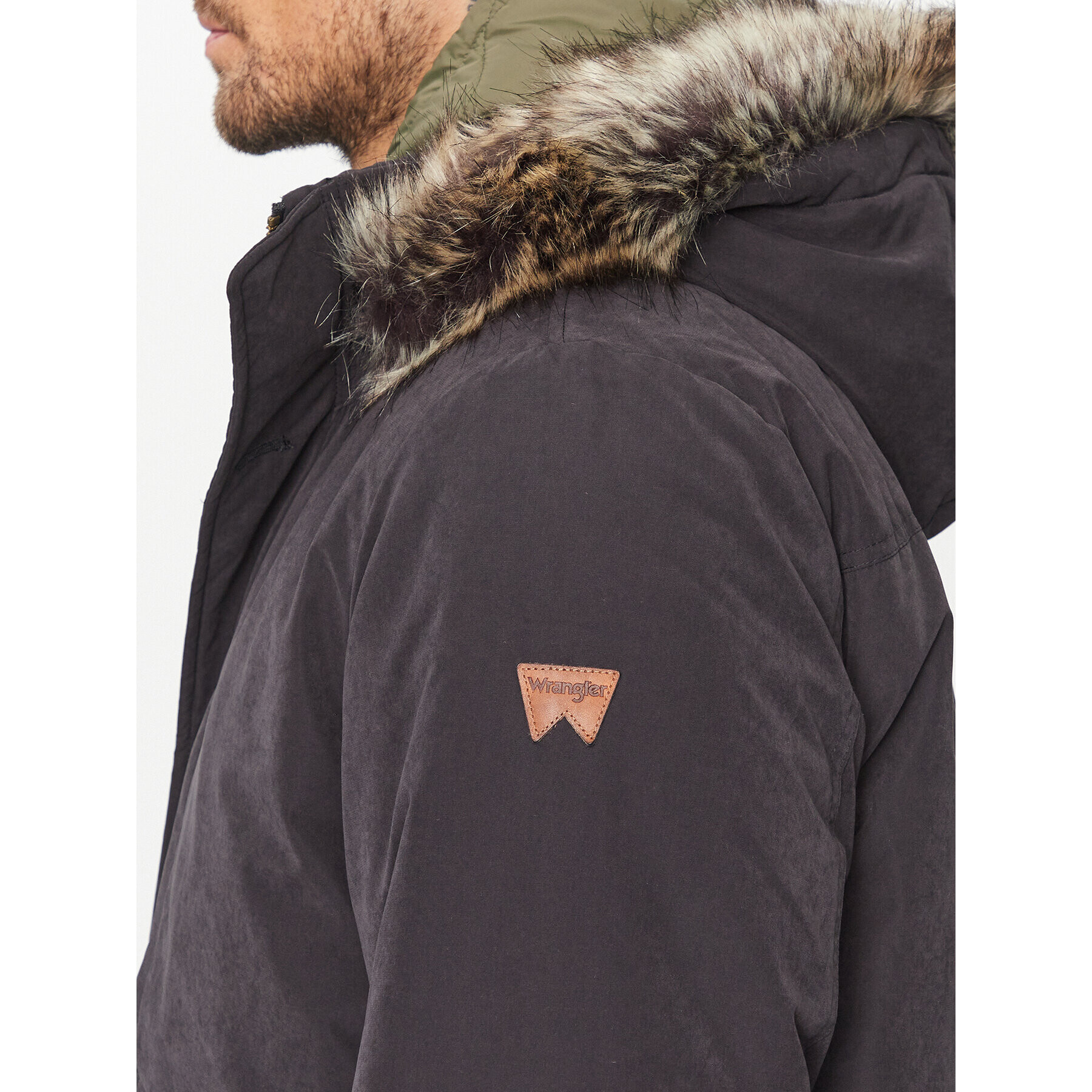 Wrangler Parka 112341094 Černá Relaxed Fit - Pepit.cz