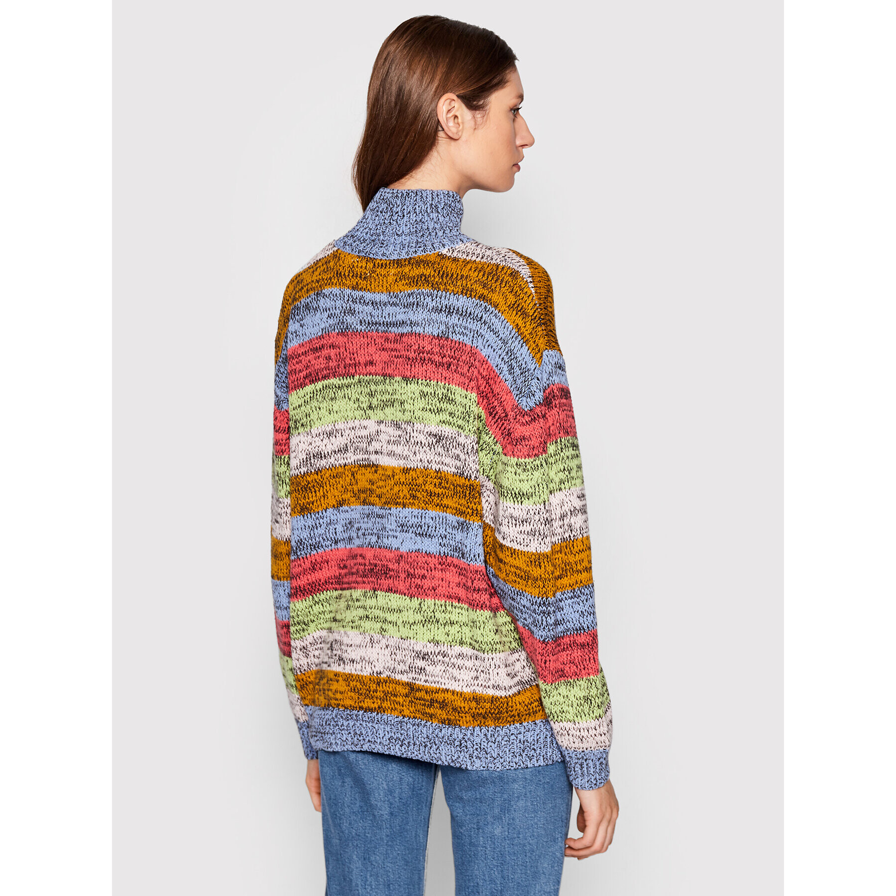 Wrangler Rolák Rainbow Knit W8P3PVXWG Barevná Relaxed Fit - Pepit.cz