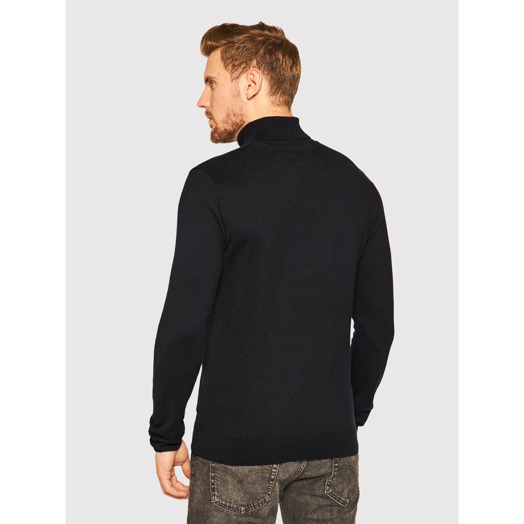 Wrangler Rolák Roll Neck Knit W8A22P100 Černá Slim Fit - Pepit.cz