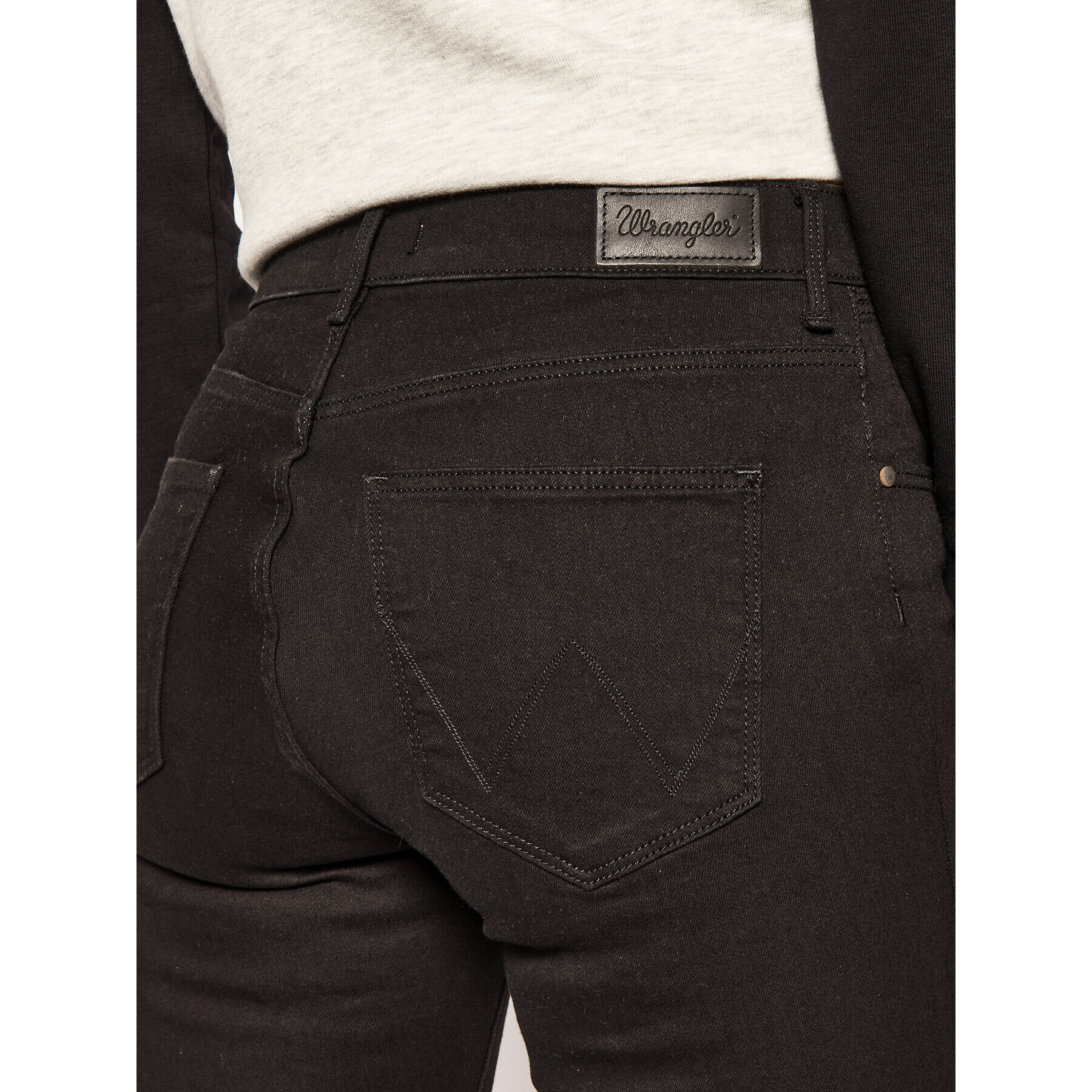 Wrangler Skinny Fit džíny Body Bespoke W27HLX023 Černá Skinny Fit - Pepit.cz