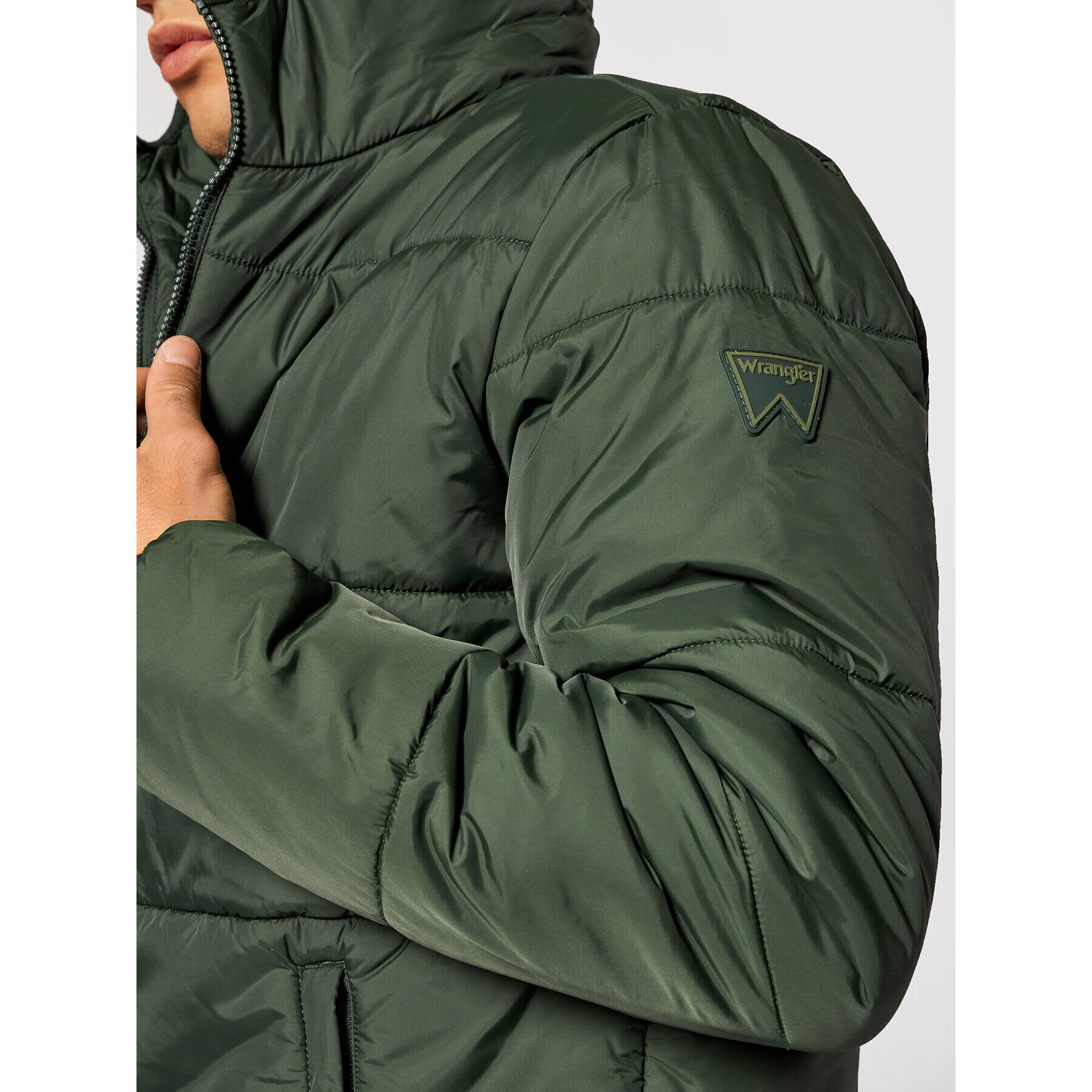 Wrangler Vatovaná bunda The Puffer W4D6WRG08 Zelená Regular Fit - Pepit.cz