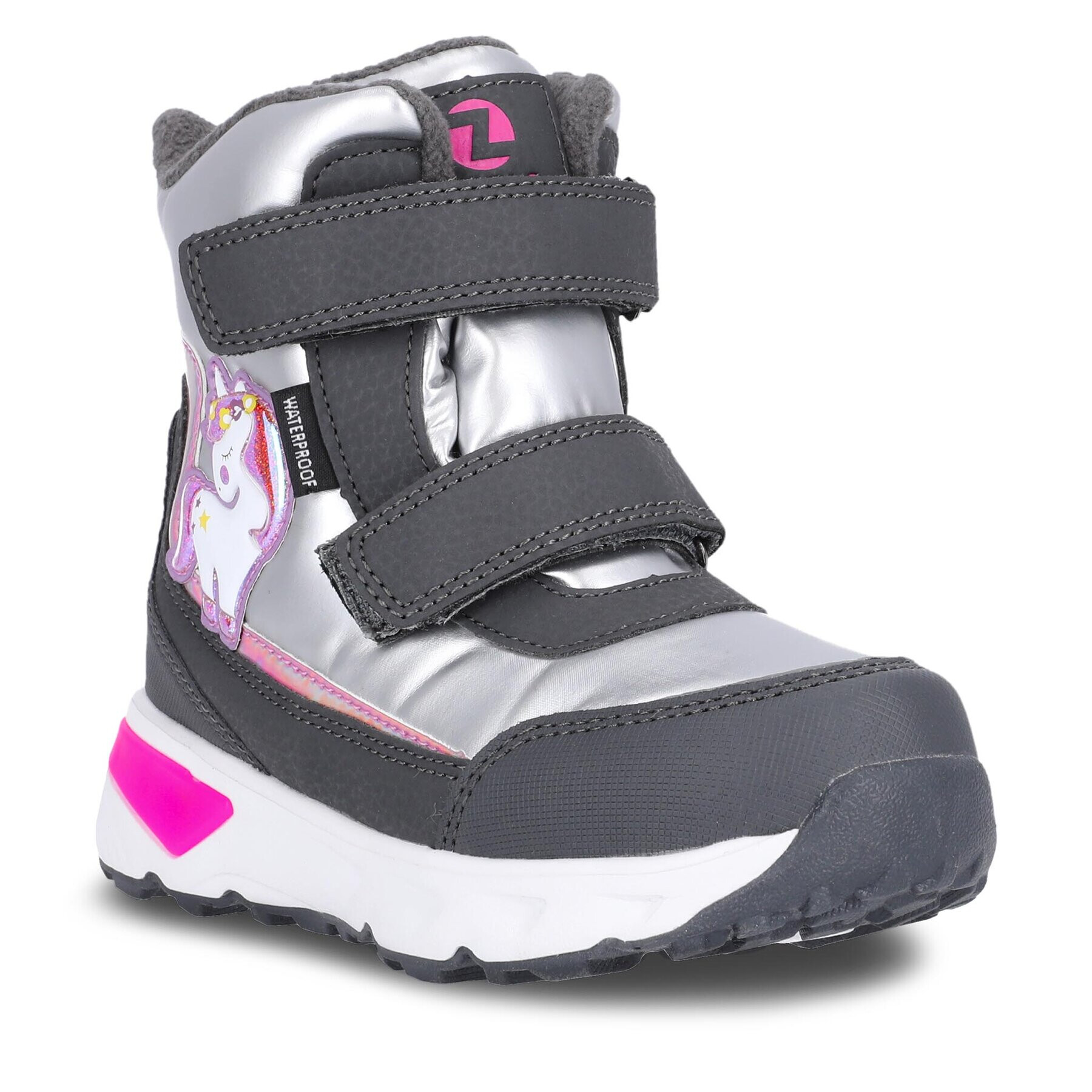 ZigZag Sněhule Hidol Kids Boot w/Lights WP Z234125 Šedá - Pepit.cz