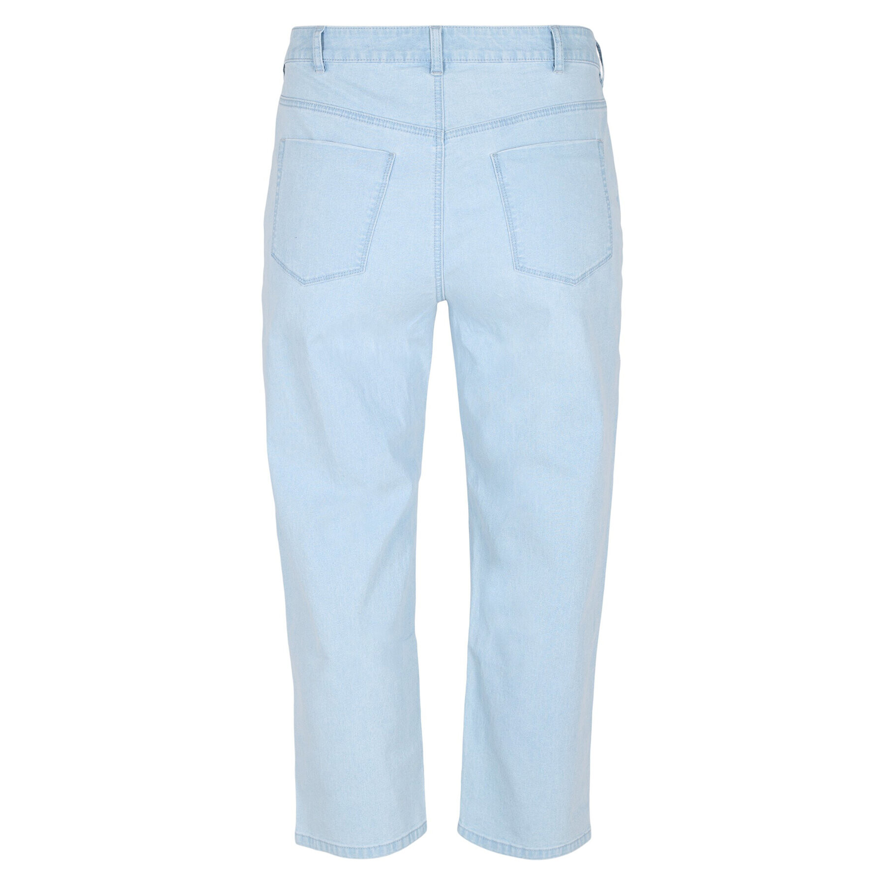 Zizzi Jeansy J10886A Modrá Straight Fit - Pepit.cz