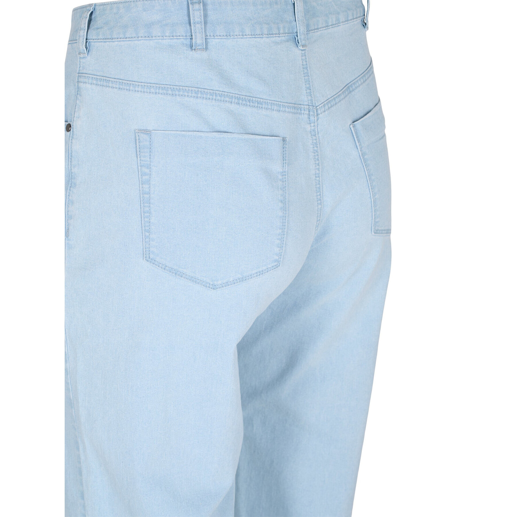 Zizzi Jeansy J10886A Modrá Straight Fit - Pepit.cz