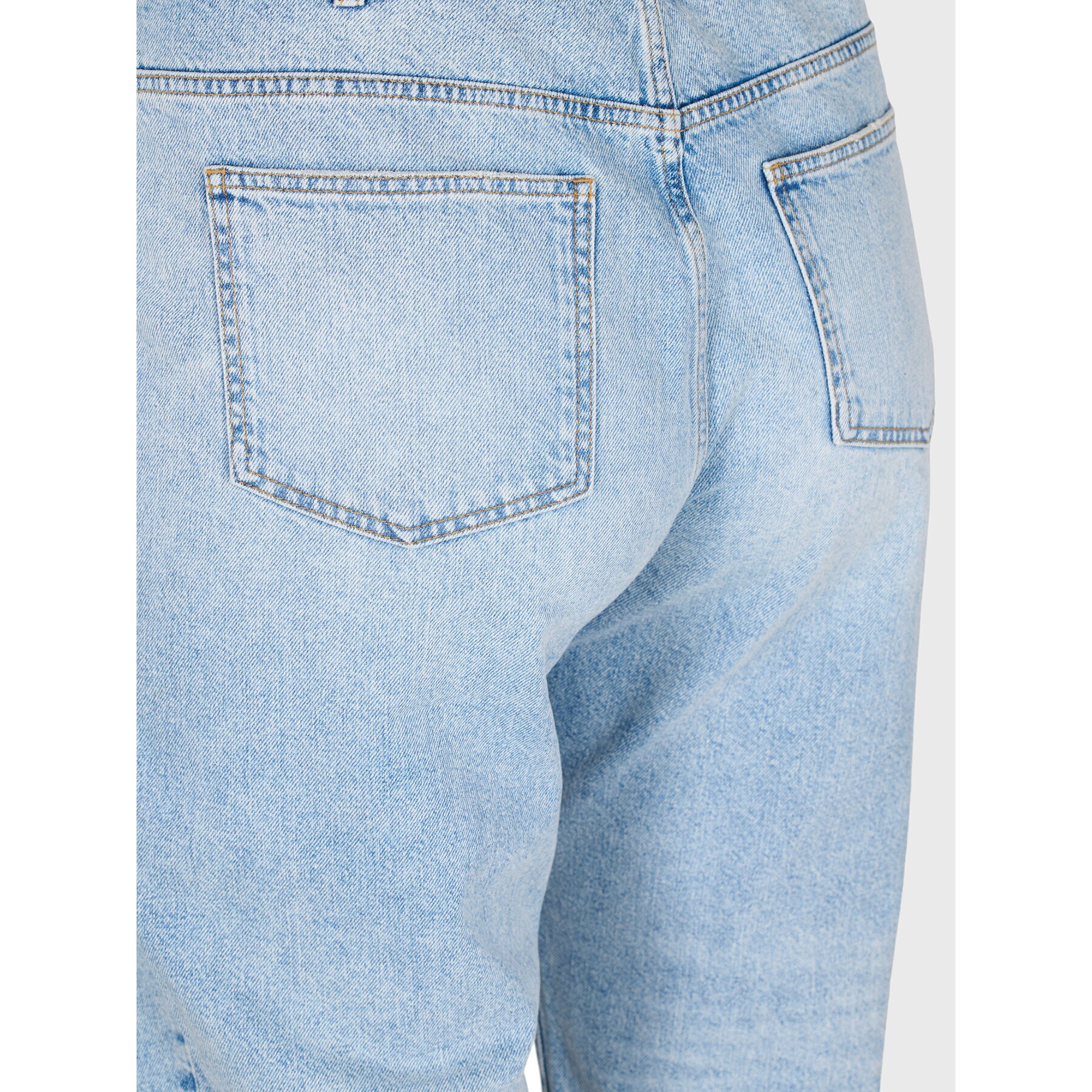 Zizzi Jeansy J10952A Modrá Straight Fit - Pepit.cz