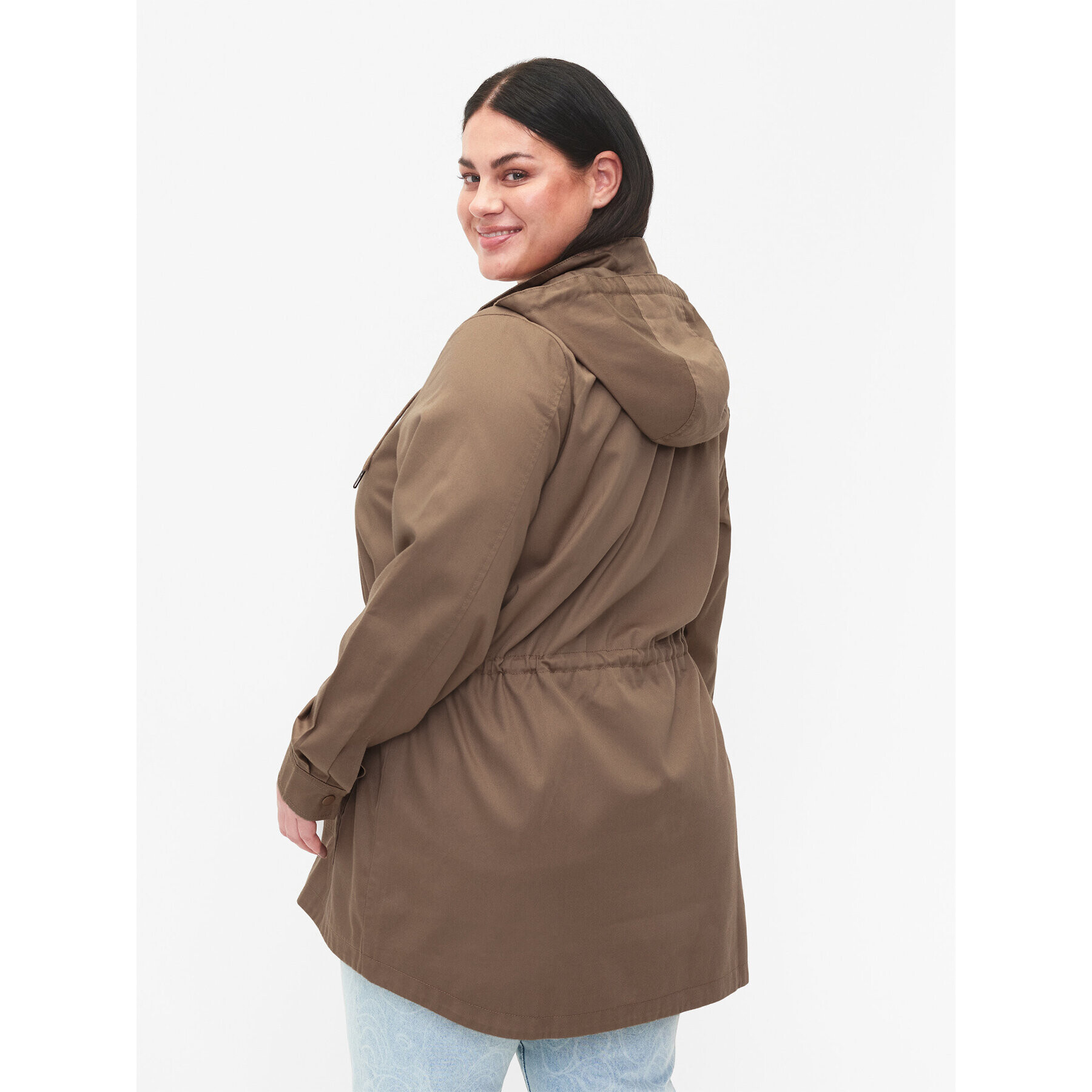 Zizzi Parka M52606G Hnědá Regular Fit - Pepit.cz